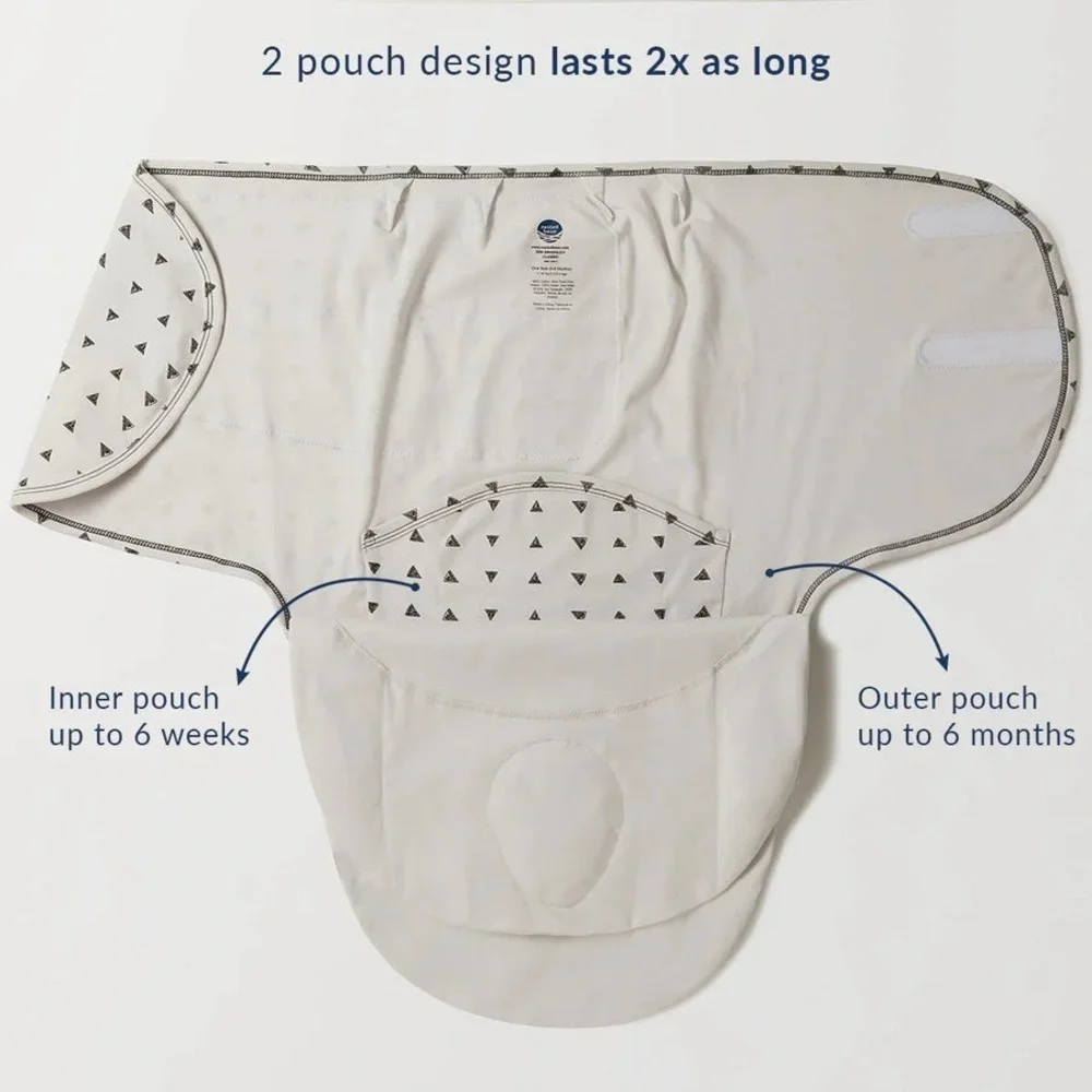 Nested Bean Zen Swaddle 0-6M Weighted Sleep Sack 7-18 lbs Baby Essentials